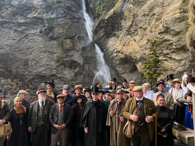 Die Reichenbachfälle im Zeichen von Sherlock Holmes