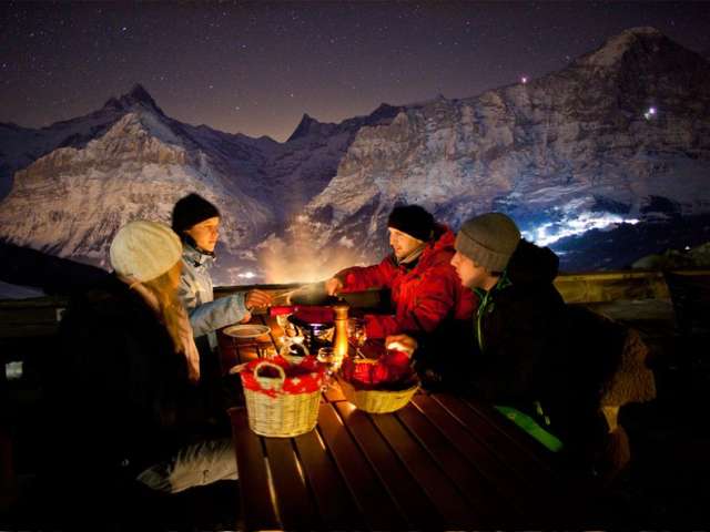 Luge de nuit Bussalp