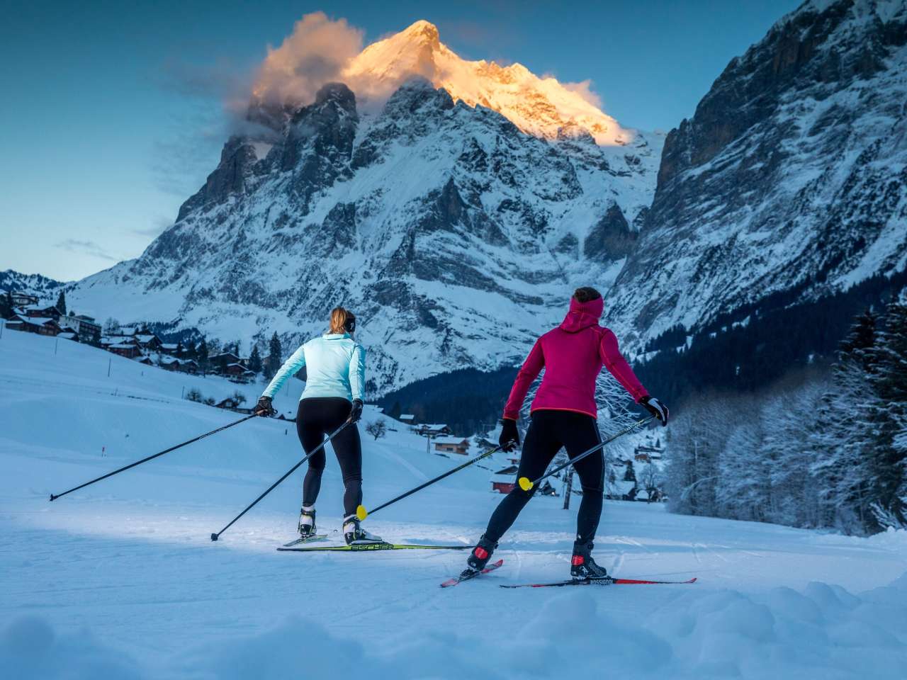 Cross-country ski trails