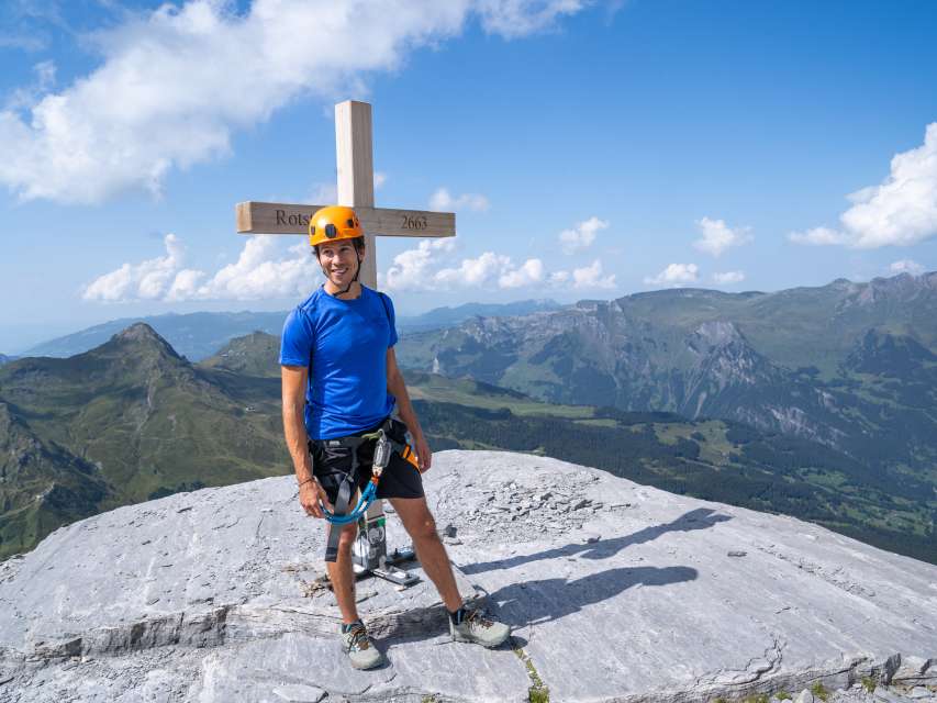Un Ninja Warrior en visite dans la région de la Jungfrau