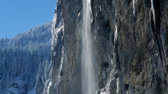 Staubbach Wasserfall Sommer 3